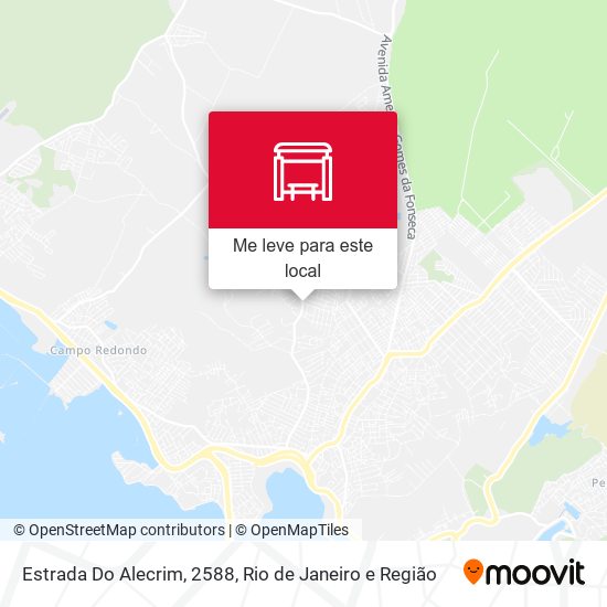 Estrada Do Alecrim, 2588 mapa