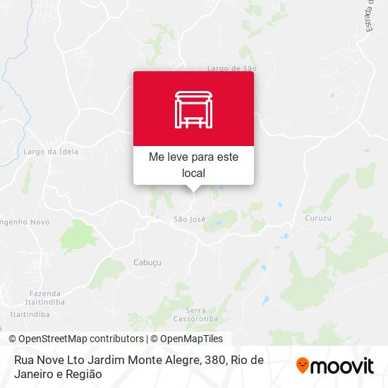 Rua Nove Lto Jardim Monte Alegre, 380 mapa