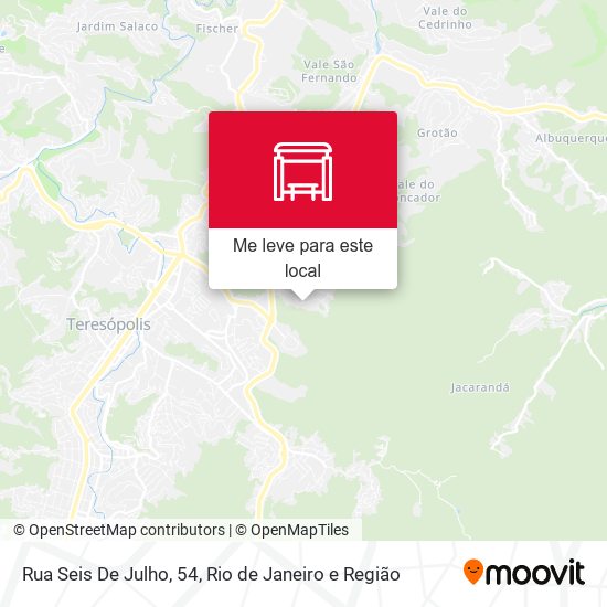 Rua Seis De Julho, 54 mapa