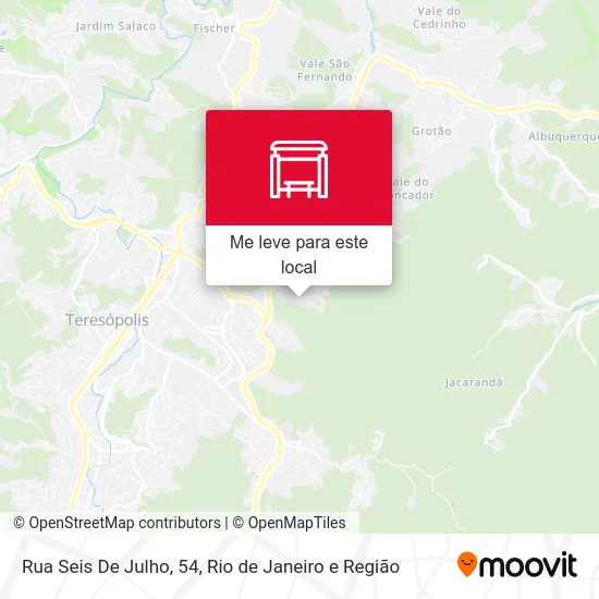 Rua Seis De Julho, 54 mapa