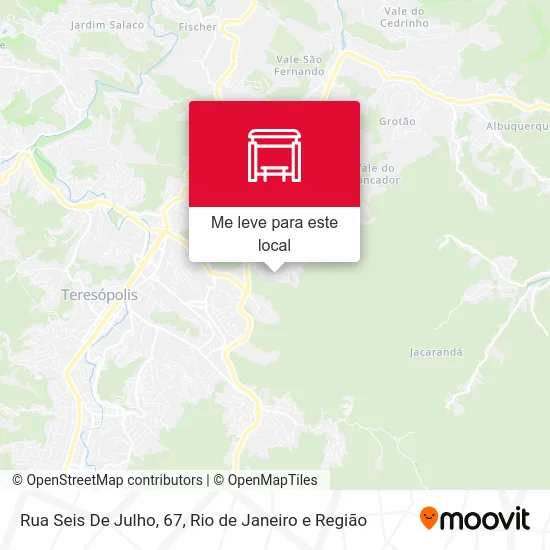 Rua Seis De Julho, 67 mapa