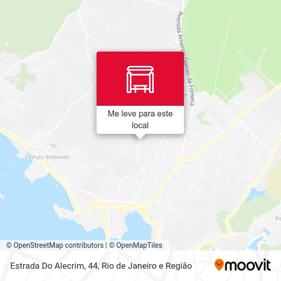 Estrada Do Alecrim, 44 mapa