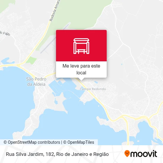 Rua Silva Jardim, 182 mapa