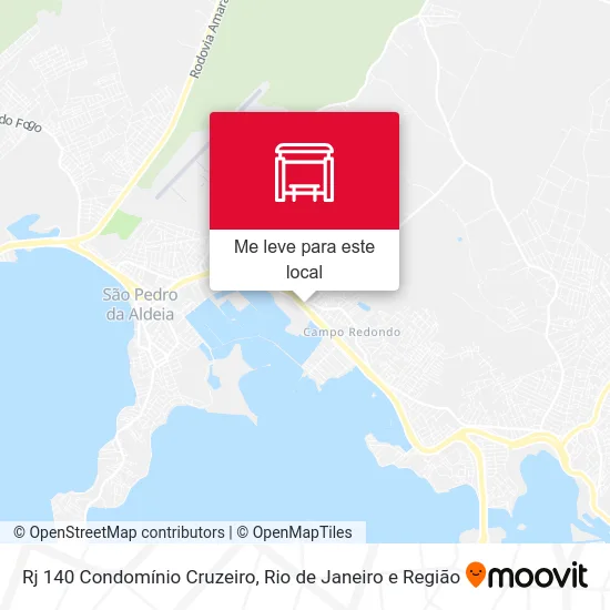 Rj 140 Condomínio Cruzeiro mapa