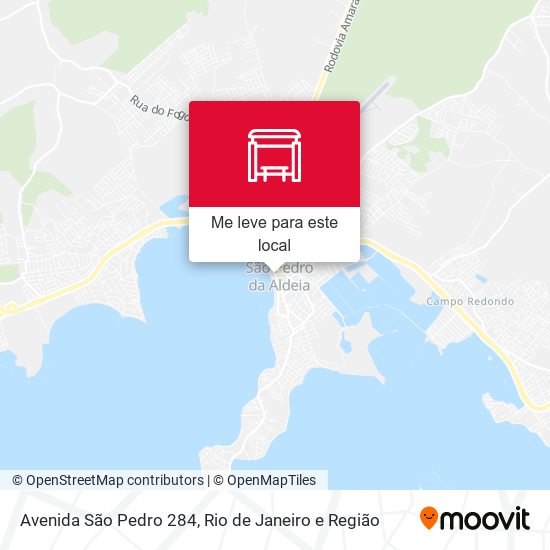 Avenida São Pedro 284 mapa