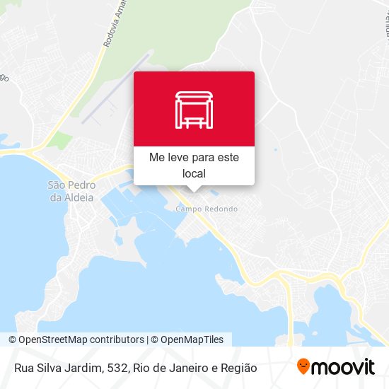Rua Silva Jardim, 532 mapa