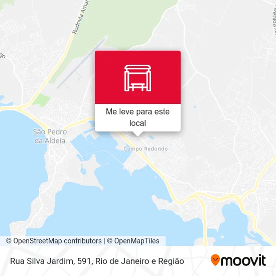 Rua Silva Jardim, 591 mapa