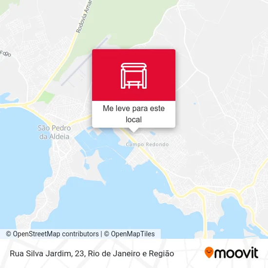 Rua Silva Jardim, 23 mapa