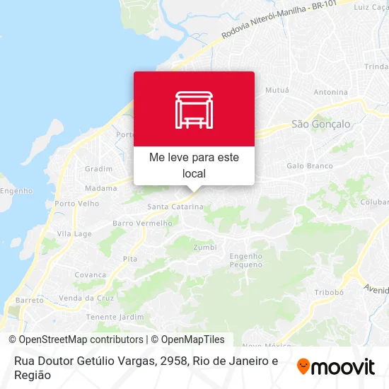 Rua Doutor Getúlio Vargas, 2958 mapa