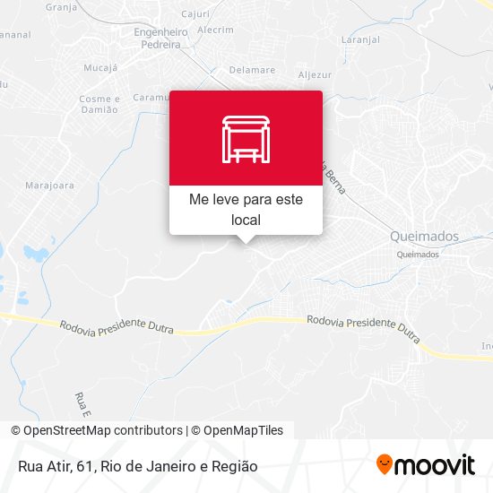 Rua Atir, 61 mapa