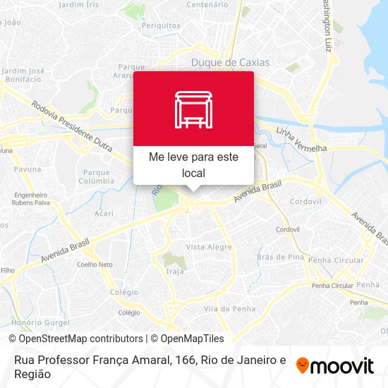 Rua Professor França Amaral, 166 mapa