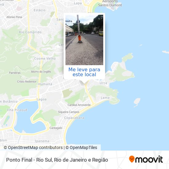Ponto Final - Rio Sul mapa