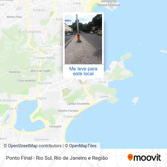 Ponto Final - Rio Sul mapa