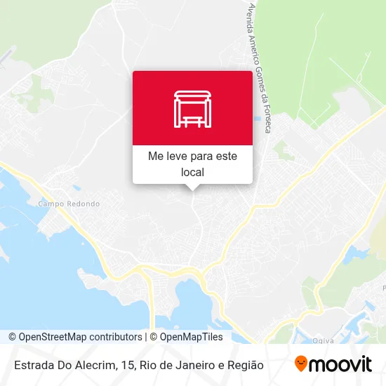 Estrada Do Alecrim, 15 mapa