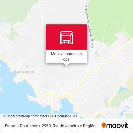 Estrada Do Alecrim, 2960 mapa