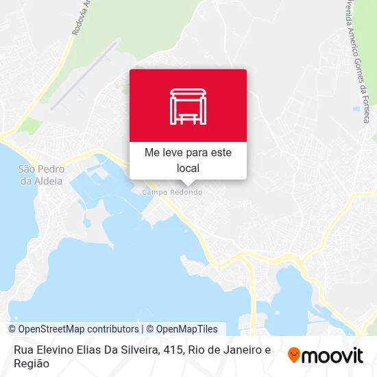 Rua Elevino Elias Da Silveira, 415 mapa
