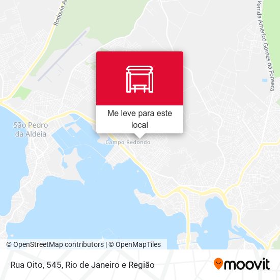 Rua Oito, 545 mapa