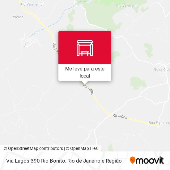 Via Lagos 390 Rio Bonito mapa