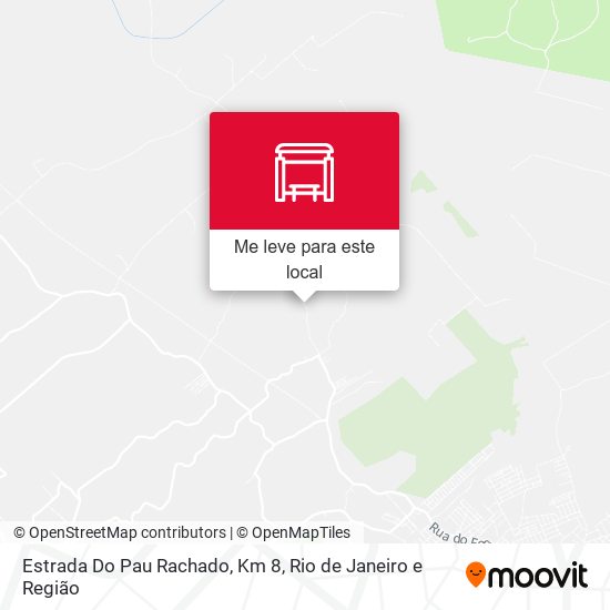 Estrada Do Pau Rachado, Km 8 mapa