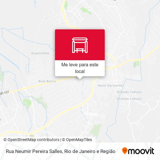 Rua Neumir Pereira Salles mapa