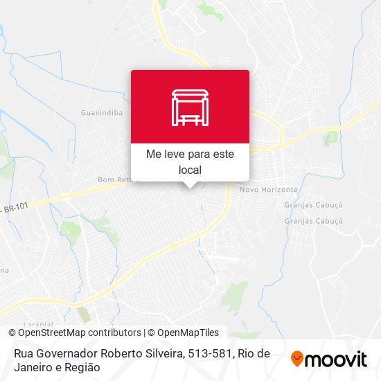 Rua Governador Roberto Silveira, 513-581 mapa