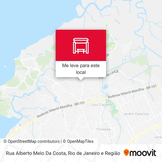 Rua Alberto Melo Da Costa mapa