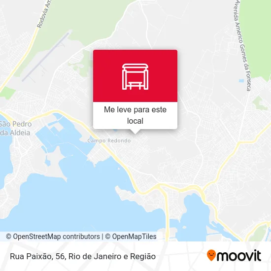 Rua Paixão, 56 mapa