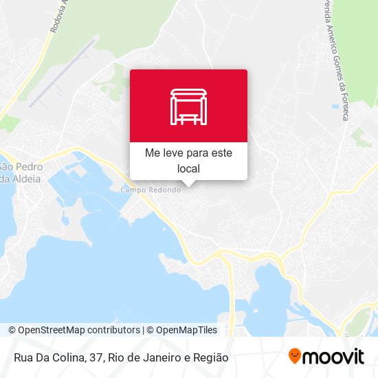 Rua Da Colina, 37 mapa