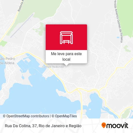 Rua Da Colina, 37 mapa