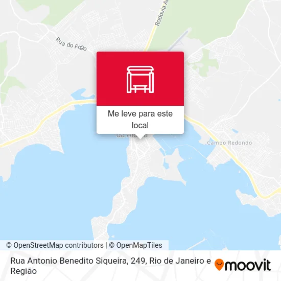 Rua Antonio Benedito Siqueira, 249 mapa
