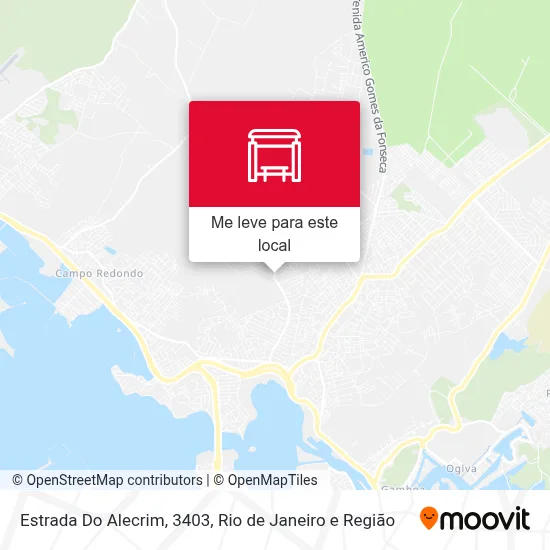 Estrada Do Alecrim, 3403 mapa