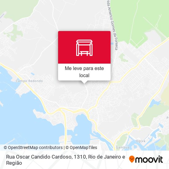 Rua Oscar Candido Cardoso, 1310 mapa