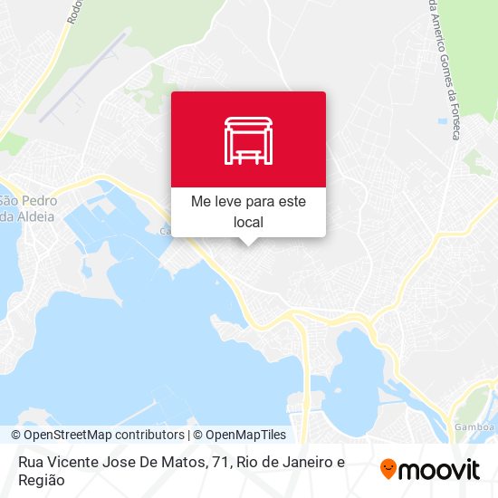 Rua Vicente Jose De Matos, 71 mapa