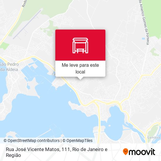 Rua José Vicente Matos, 111 mapa
