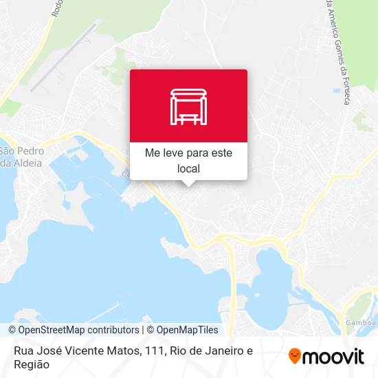 Rua José Vicente Matos, 111 mapa