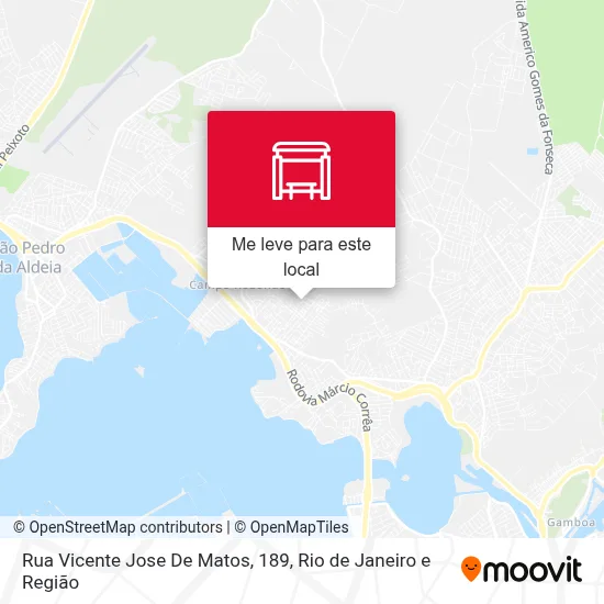 Rua Vicente Jose De Matos, 189 mapa