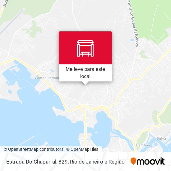 Estrada Do Chaparral, 829 mapa