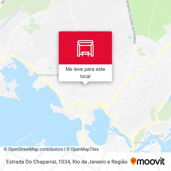 Estrada Do Chaparral, 1034 mapa