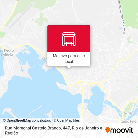 Rua Marechal Castelo Branco, 447 mapa