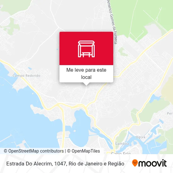 Estrada Do Alecrim, 1047 mapa