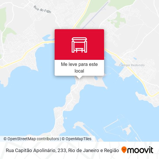 Rua Capitão Apolinário, 233 mapa