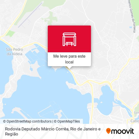 Rodovia Deputado Márcio Corrêa mapa