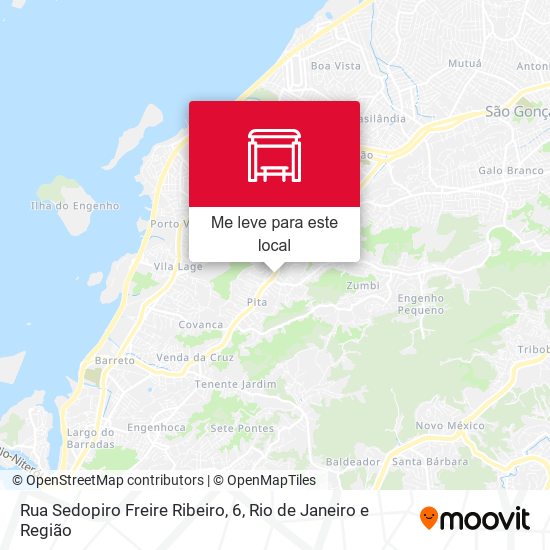 Rua Sedopiro Freire Ribeiro, 6 mapa