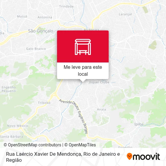 Rua Laércio Xavier De Mendonça mapa