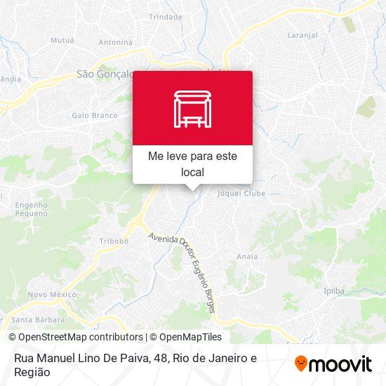 Rua Manuel Lino De Paiva, 48 mapa
