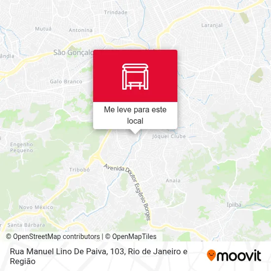 Rua Manuel Lino De Paiva, 103 mapa