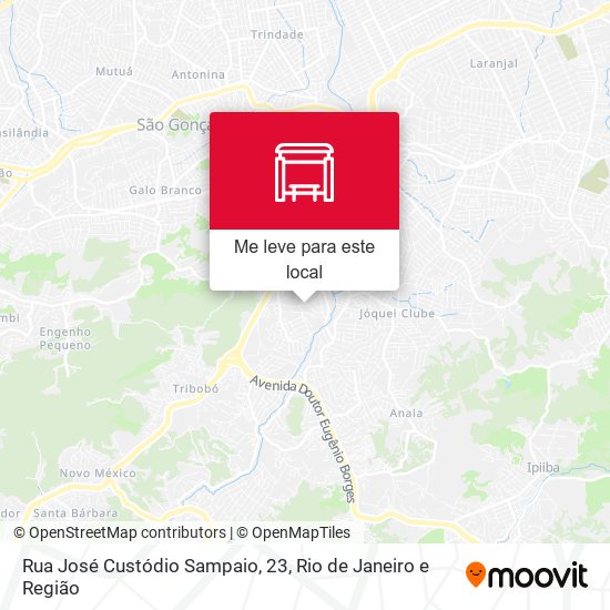 Rua José Custódio Sampaio, 23 mapa