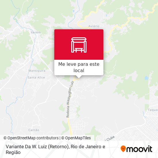 Variante Da W. Luiz (Retorno) mapa