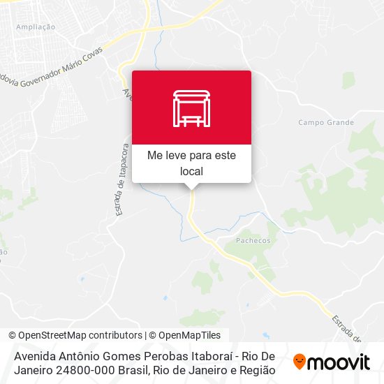 Avenida Antônio Gomes Perobas Itaboraí - Rio De Janeiro 24800-000 Brasil mapa