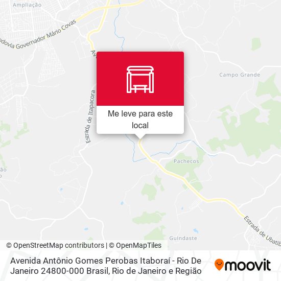 Avenida Antônio Gomes Perobas Itaboraí - Rio De Janeiro 24800-000 Brasil mapa